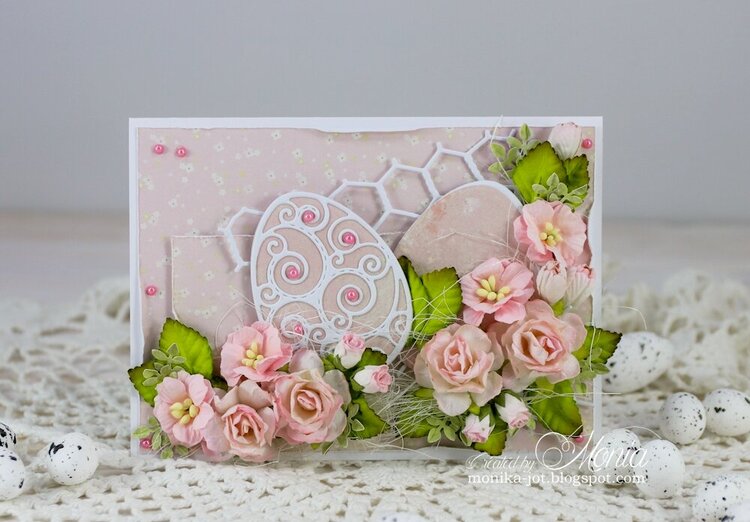 Easter pink card