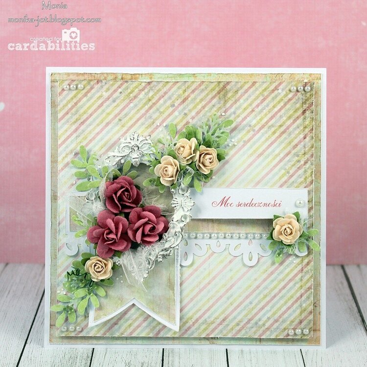 Simple card with Prima