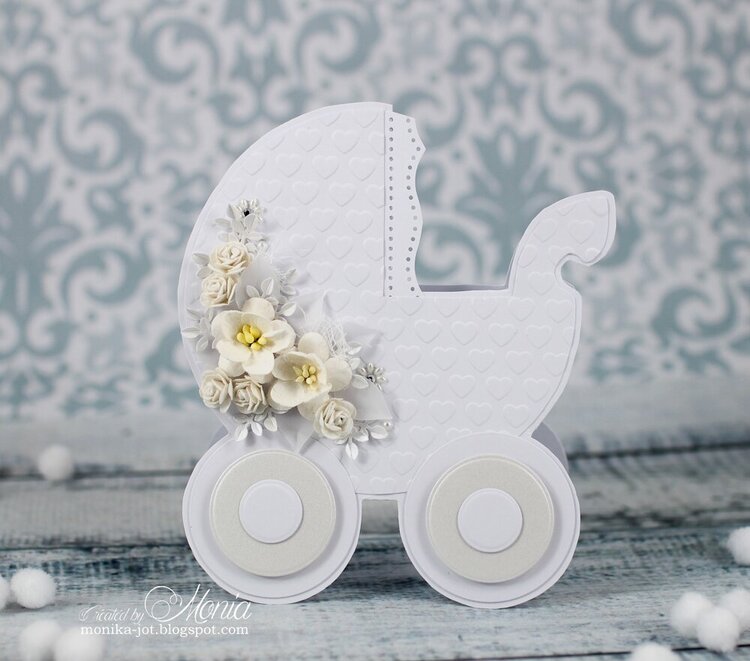 Shaped baby card