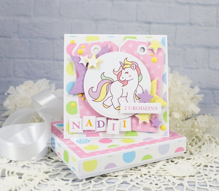 Birthday card with pony