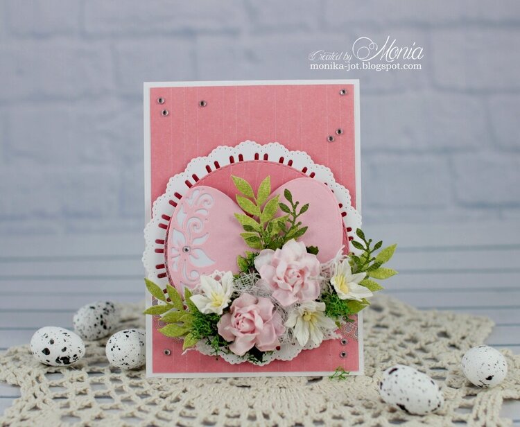 Pink Easter card