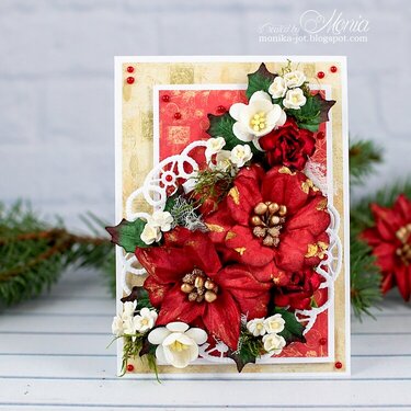 Card with Pretty Flori Red