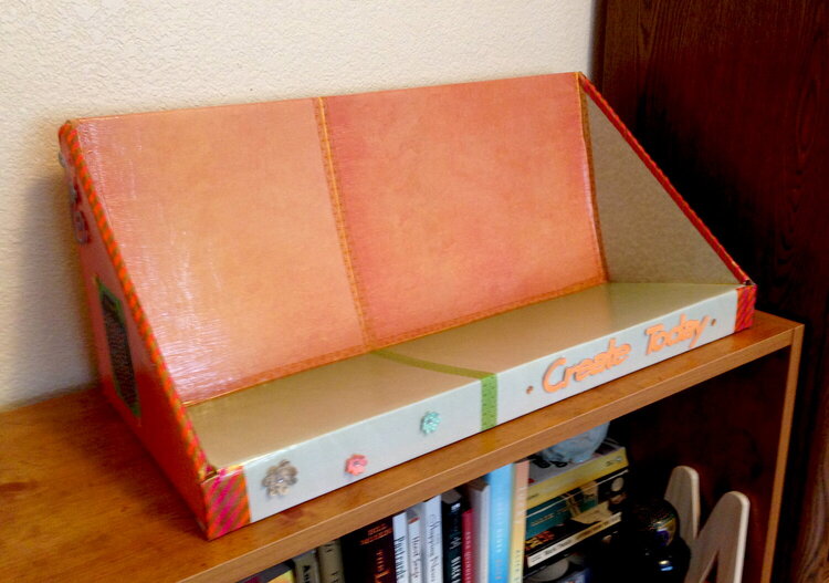 Repurposed Book Shelf