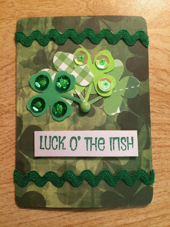 Luck of the Irish St. Patrick&#039;s Day ATC
