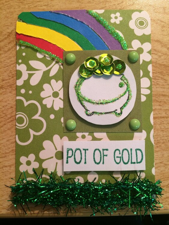 Pot of Gold St. Patrick&#039;s Dat ATC