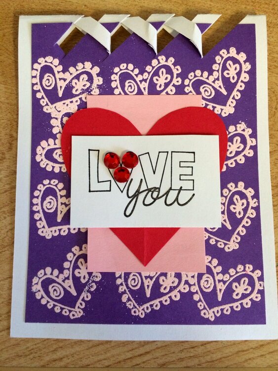 Braided Love You Card