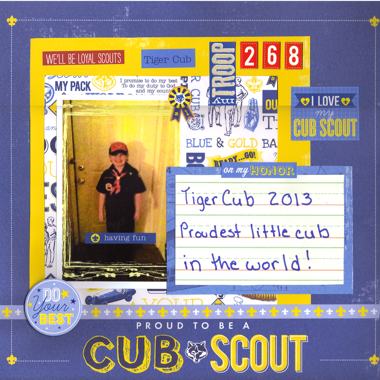 Proud Cub Scout - In Loving Memory