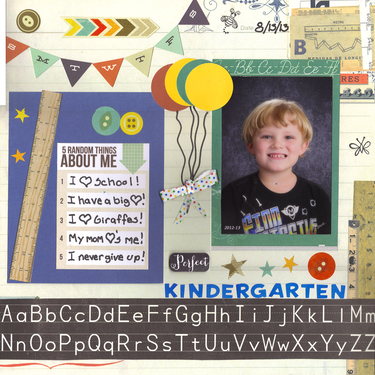Kindergarten - In Loving Memory Album