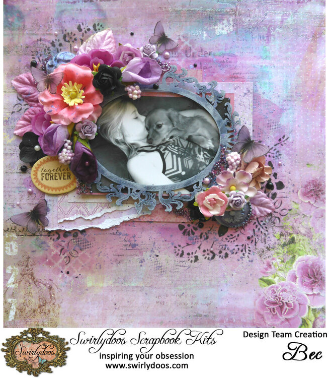 Together Forever for Swirlydoos Scrapbook Kit Club