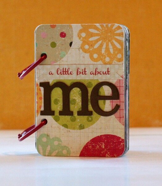 &quot;a little bit about me&quot; 3x4 mini-album