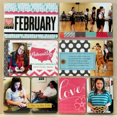 Project Life Monthly - February 2013