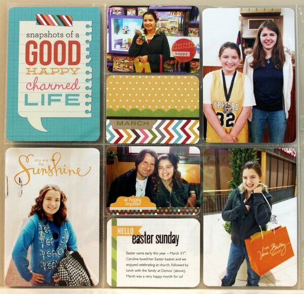 Project Life Monthly - March 2013
