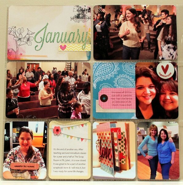 Project Life Monthly - January 2013