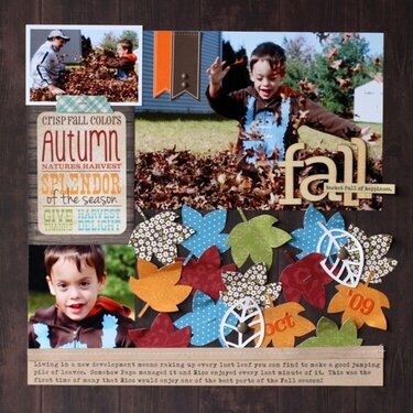 Memory Keeping Monday: Fall Leaves