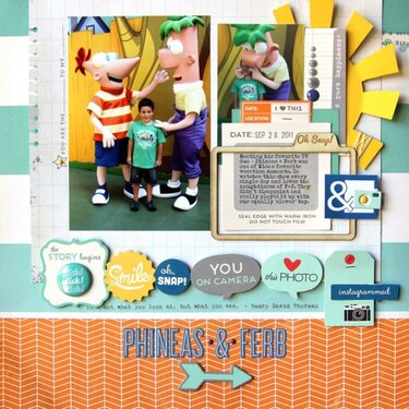 Scraptastic March Kit: Phineas and Ferb
