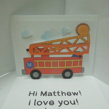 Matthew's Fire Truck