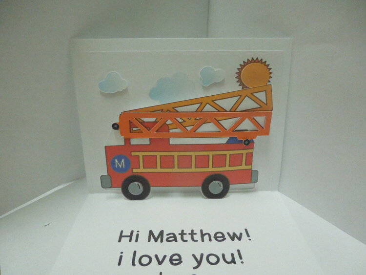 Matthew&#039;s Fire Truck