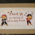 Pirate Tipping Envelope