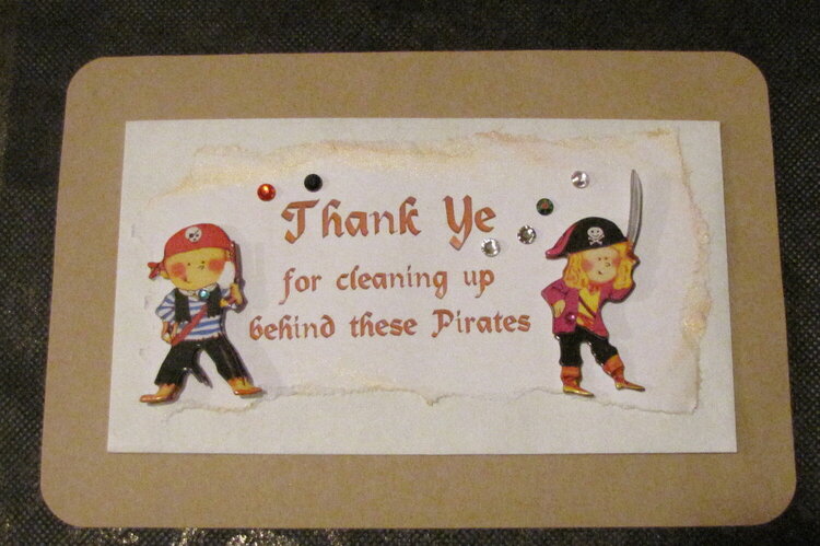 Pirate Tip Envelope