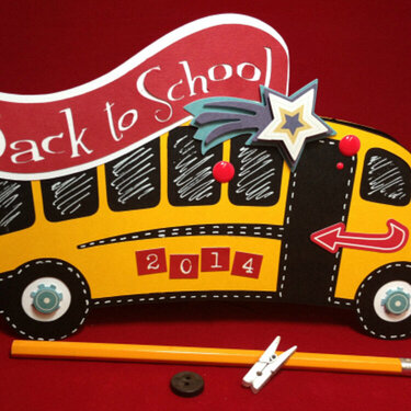 Back to School Bus Card