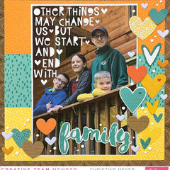 Family Layout with Big Journaling - Bella Blvd