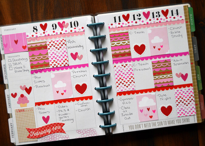 February Planner Pages