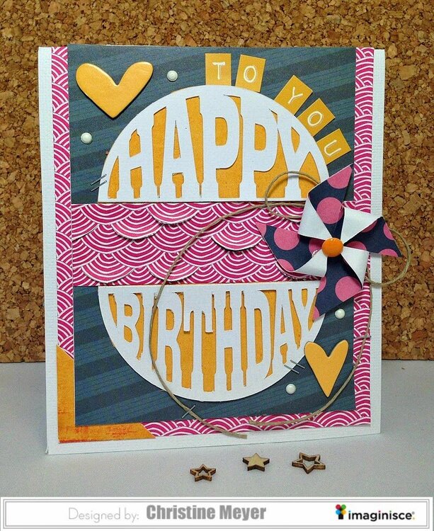 Happy Birthday Card - Imaginisce Design Team
