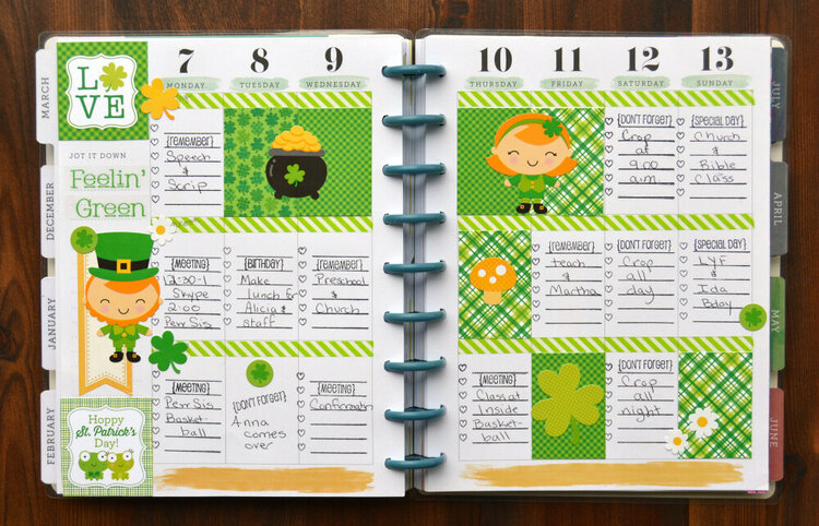 March Planner Spread
