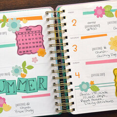 Early Summer Planner Spread