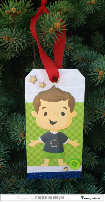 Paper Doll Christmas Ornaments