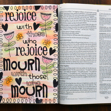 Rejoice Bible Journaling