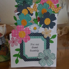 Cascading Birthday Card