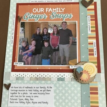 Our Family Ginger Snaps