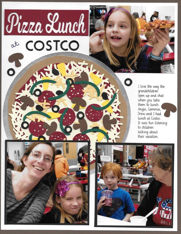 Pizza Lunch at Costco