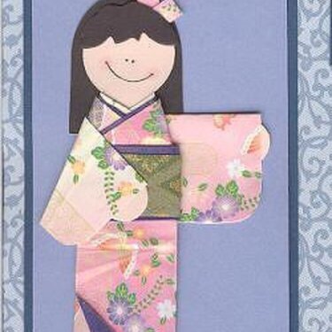 Kimono girl pp &amp; paper folding