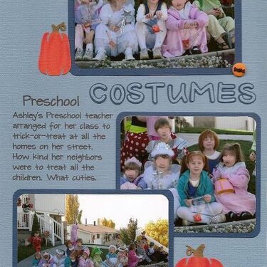 Preschool Costumes    *Pokey Peas*
