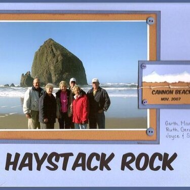Haystack Rock            *Pokey Peas and DW Challenge*