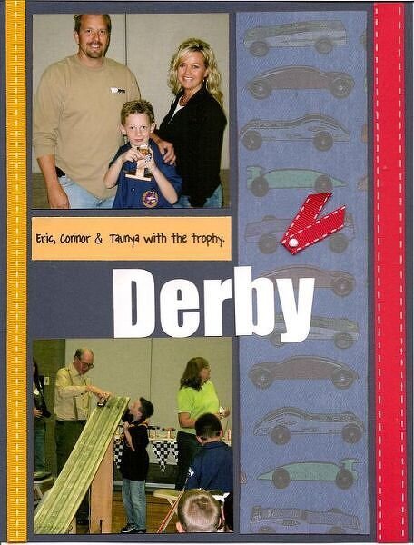 Pinewood Derby                  DW  and Pokey Peas Challenge