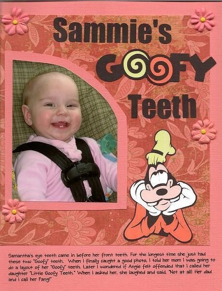 Sammie&#039;s Goofy Teeth                  *  Pokey Peas and DW *
