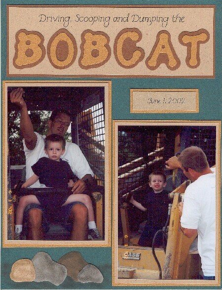 Driving, Scooping and Dumping the Bobcat