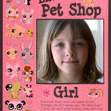 LIttlest Pet Shop Girl  *CG 2009*  *Pokey Peas*