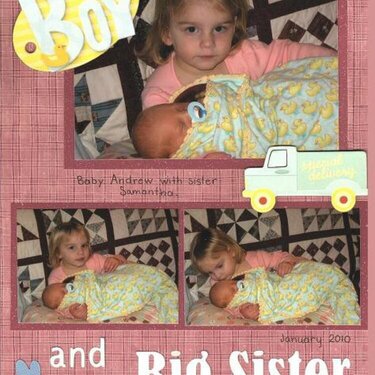 It&#039;s A Boy and A Big Sister *CG 2010* *Pokey Peas*