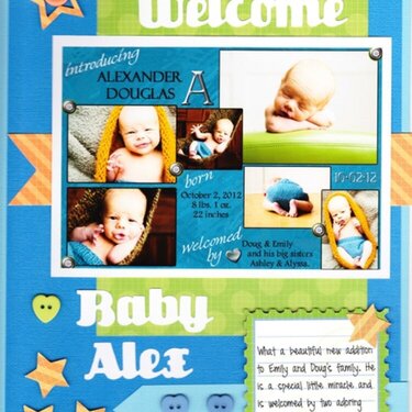 Welcome Baby Alex  *Calendar Girls * Pokey Peas*