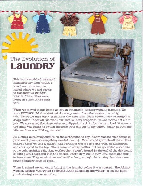 The Evolution of Laundry