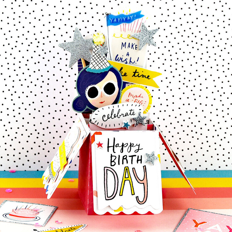 Hooray Pop Up Birthday Card