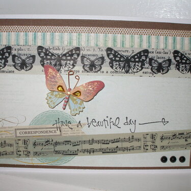 butterfly card