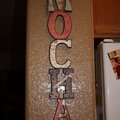 Altered Coffee Letters for Kitchen