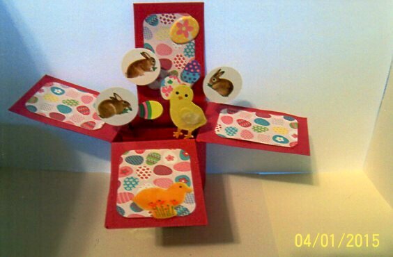 Easter card in a box.