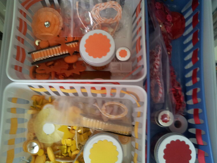 Red, Orange, Yellow drawer