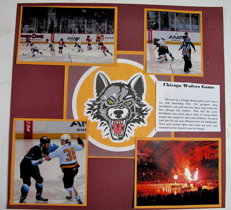 Chicago Wolves game